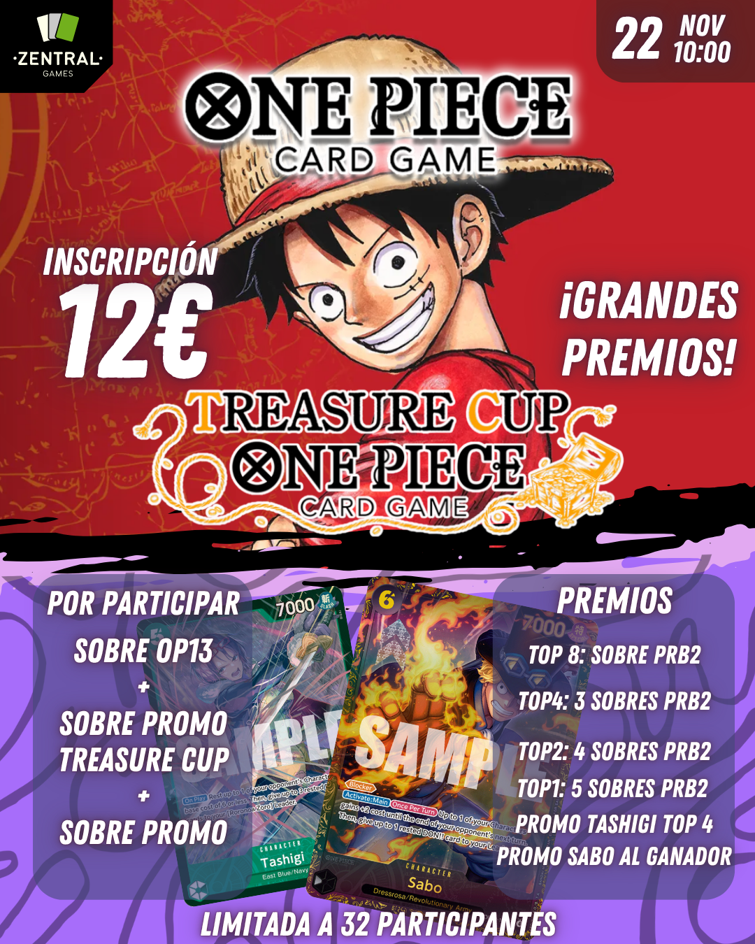 TREASURE CUP - ONE PIECE | Zentral Games